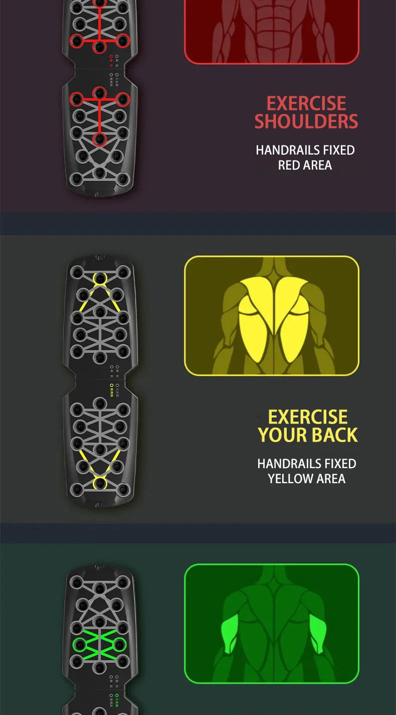 Portable Push-Up Board β Foldable Strength Training System - OJABay
