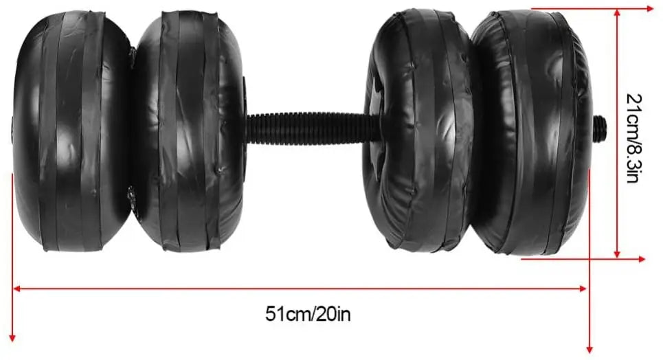 Water-Filled Adjustable Dumbbells β Portable Strength Training Gear - OJABay