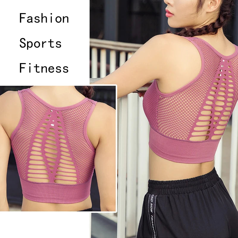 Seamless Yoga Sports Bra – Breathable, Supportive & Stylish - OJABay