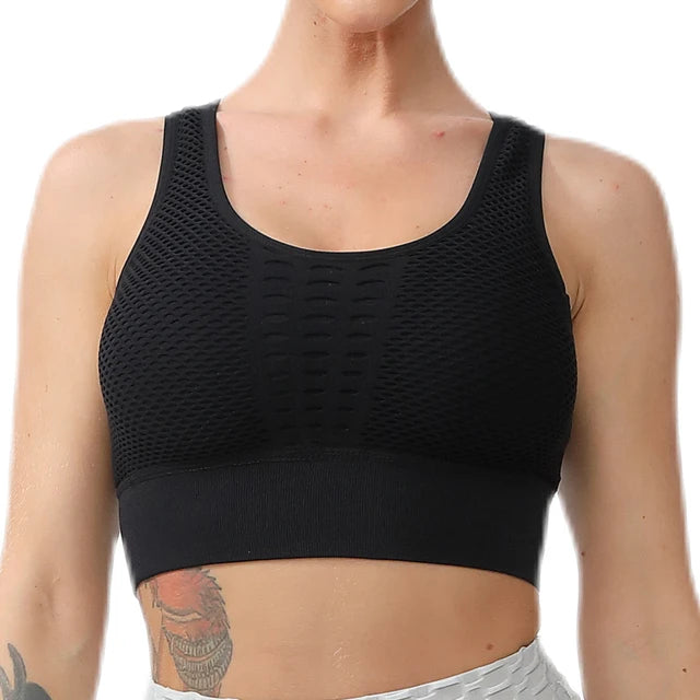 Seamless Yoga Sports Bra – Breathable, Supportive & Stylish - OJABay