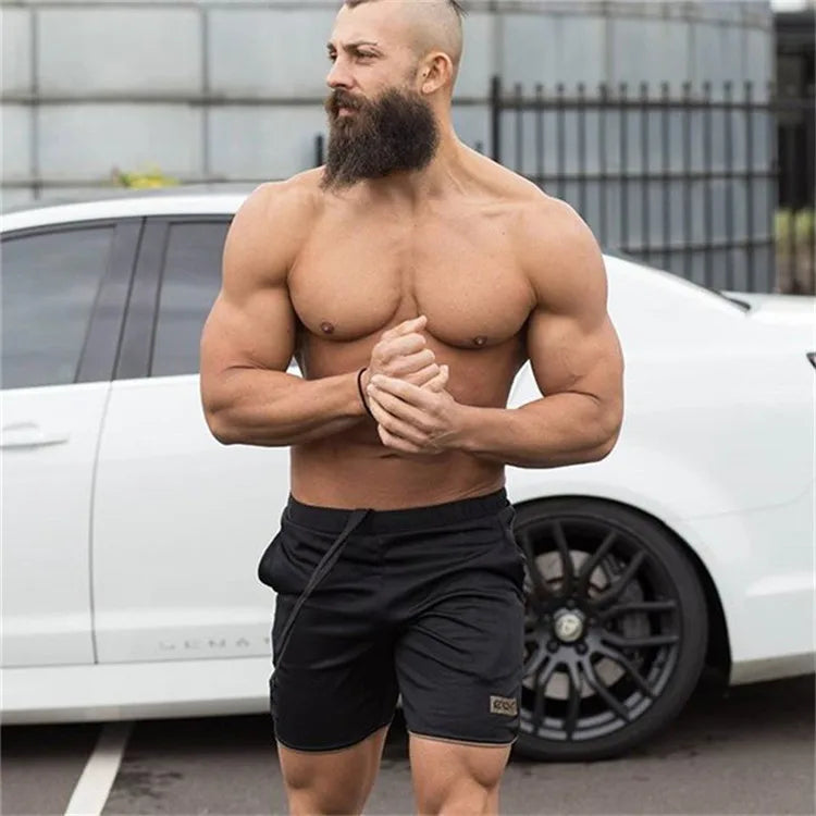 Men’s Quick-Dry Running Shorts – 2025 Summer Gym & Jogging Mesh Fitness Shorts - OJABay