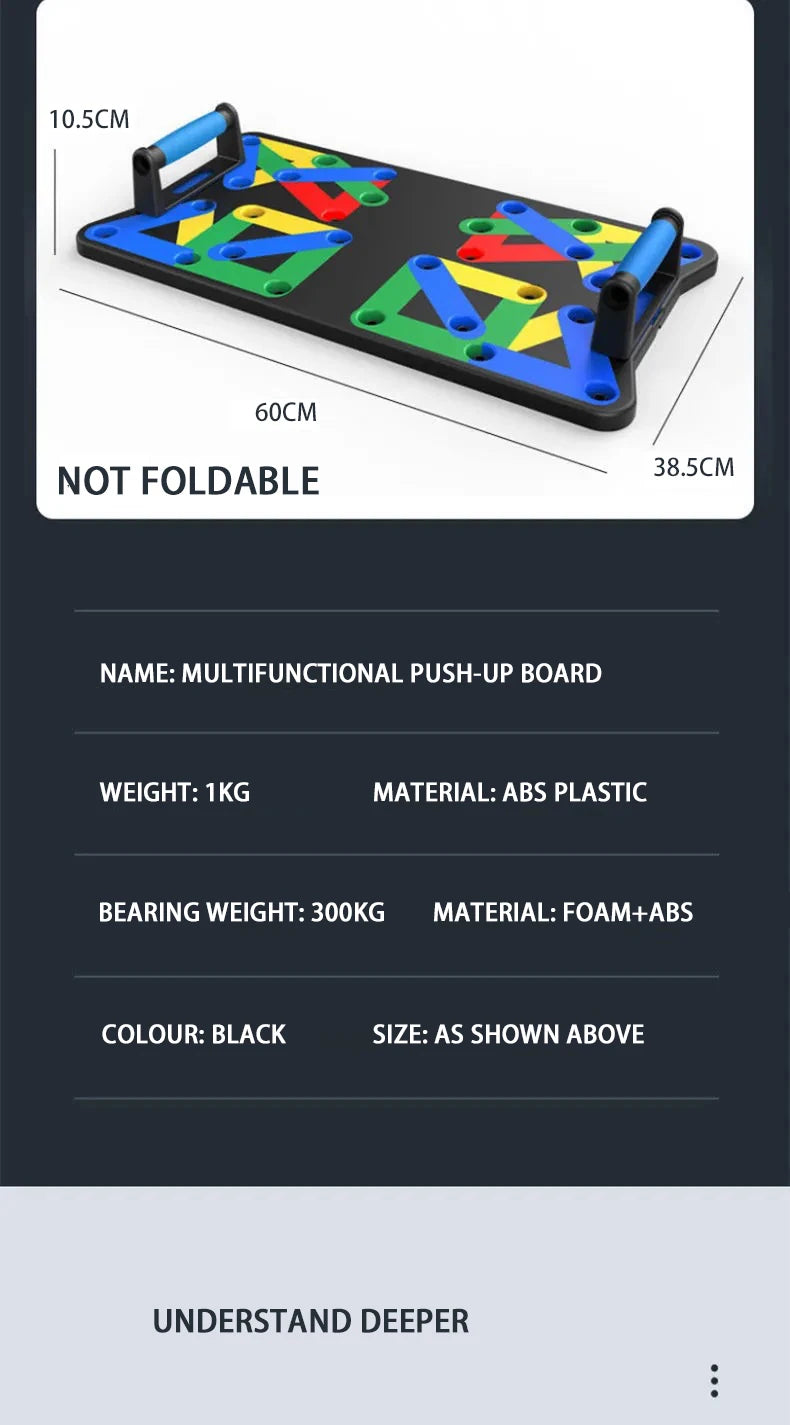 Portable Push-Up Board β Foldable Strength Training System - OJABay
