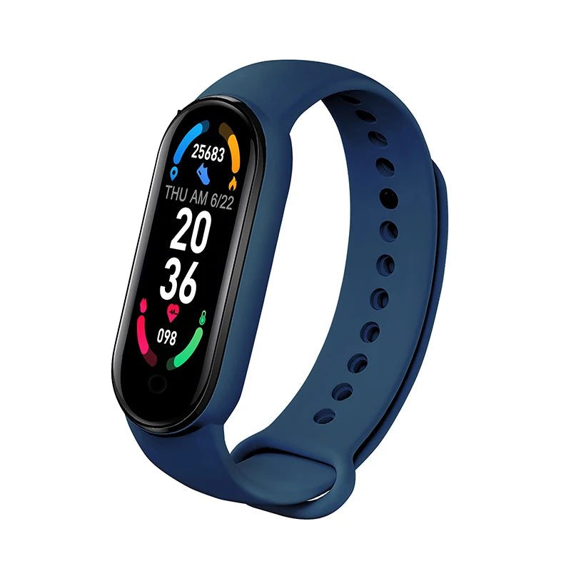 M6 Smartwatch β Fitness Tracker with Heart & Sleep Monitor - OJABay