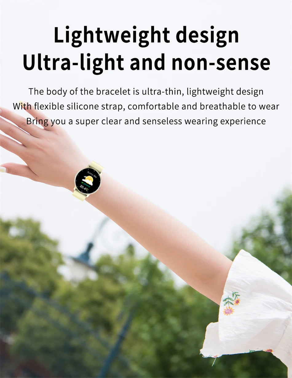 LIGE Smartwatch with Bluetooth Calls & Fitness Tracker – Unisex, Waterproof - OJABay
