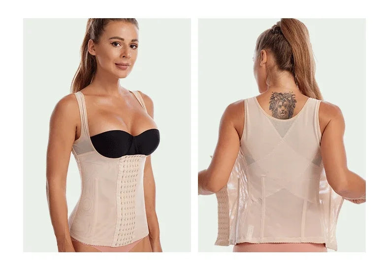 Waist Corset Postpartum Sheath Tummy Top Trainers Shapewear for Women - Slimming Sheath, Woman Flat Belly Waist Trainer