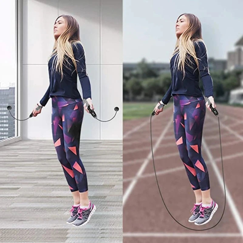 Cordless Digital Jump Rope – Smart Calorie Counter Fitness Skipping Rope - OJABay