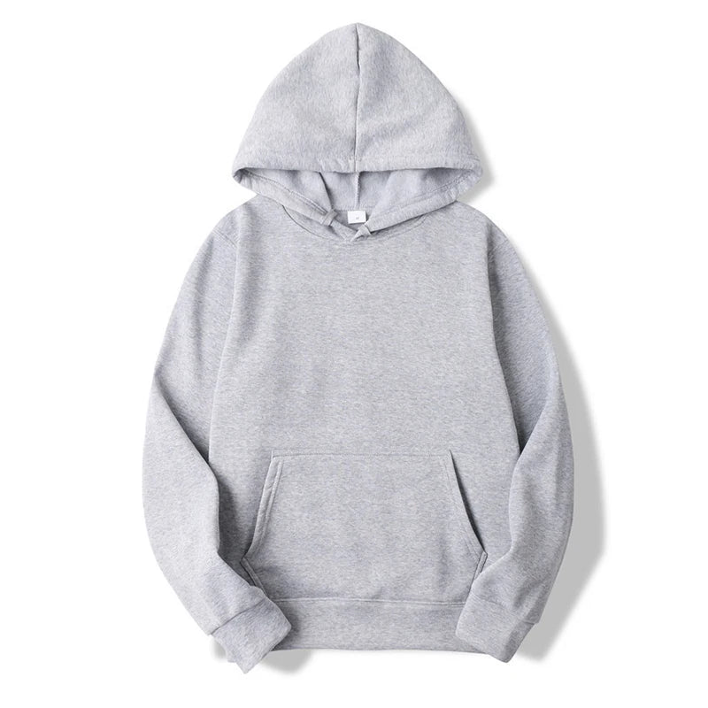 Unisex Fleece Pullover Hoodie – Casual Long Sleeve Hooded Sweatshirt with Pocket (S–4XL) - OJABay