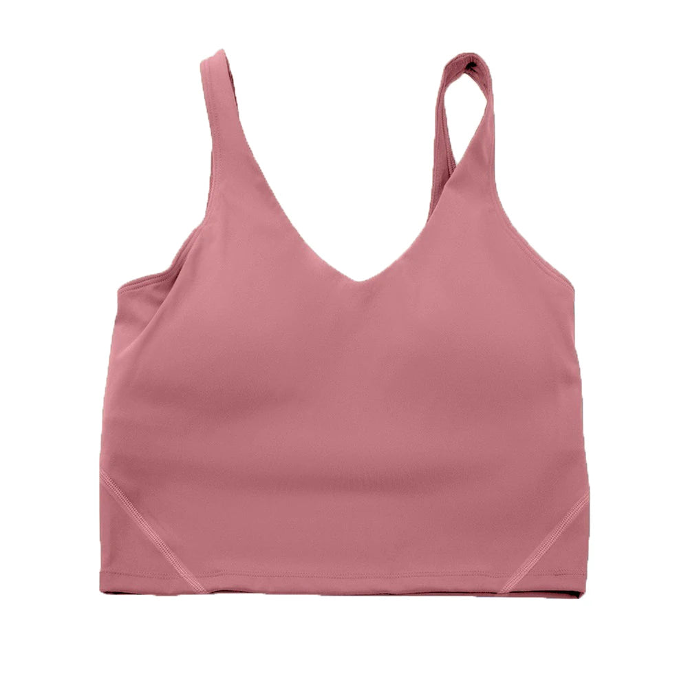 Women's Quick-Dry U-Back Yoga Sports Bra – Breathable & Supportive Fitness Bra for Running, Cycling & Gym - OJABay