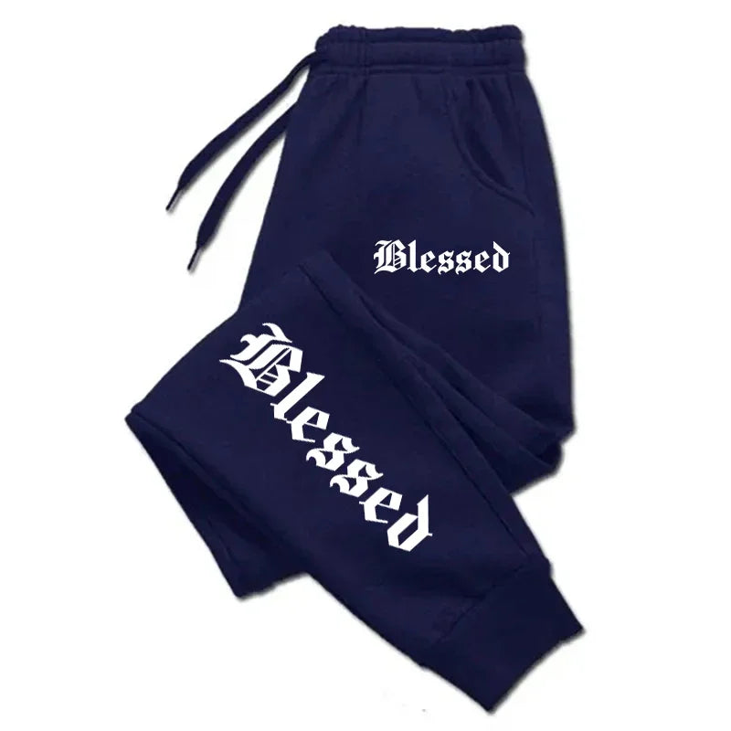 Letter of Blessing Printed Joggers – Unisex Y2K Streetwear Vibes - OJABay