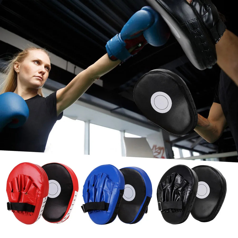 Curved Boxing Punch Mitts PU Leather Training Pads