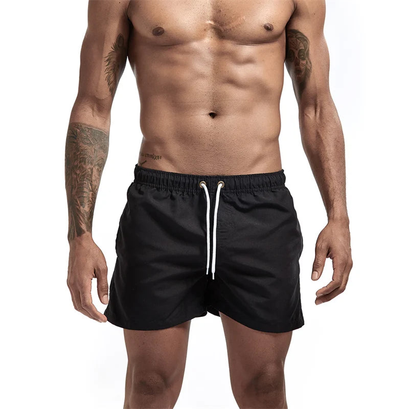 Men’s Quick-Dry Swim Trunks with Mesh Lining & Pockets