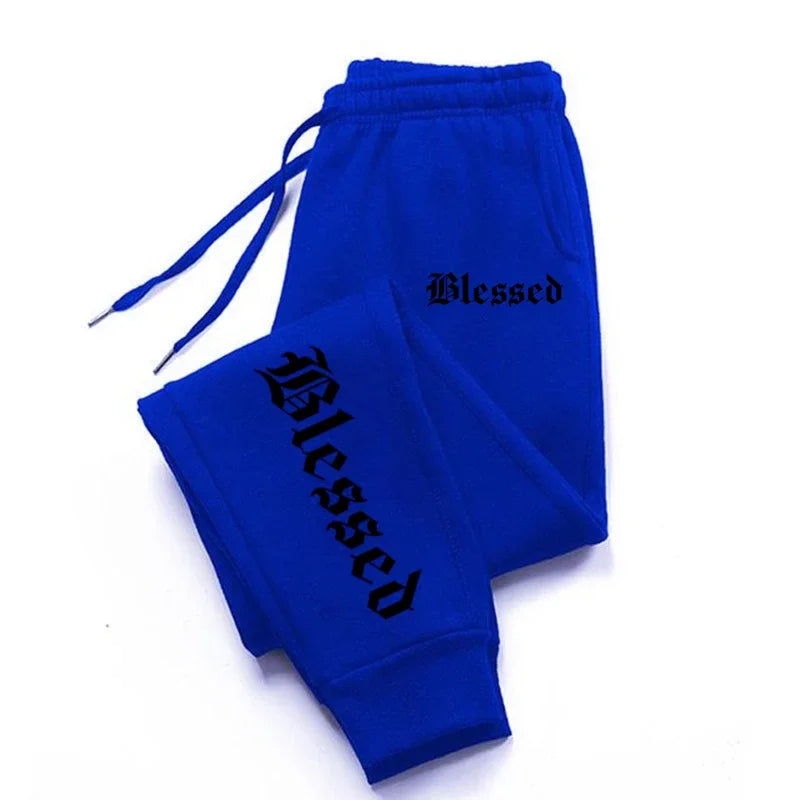 Letter of Blessing Printed Joggers – Unisex Y2K Streetwear Vibes - OJABay
