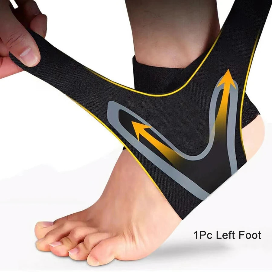 1PC Ankle Brace Compression Support Sleeve – Elastic Foot Bandage Wrap for Sports, Running, Injury Recovery - OJABay