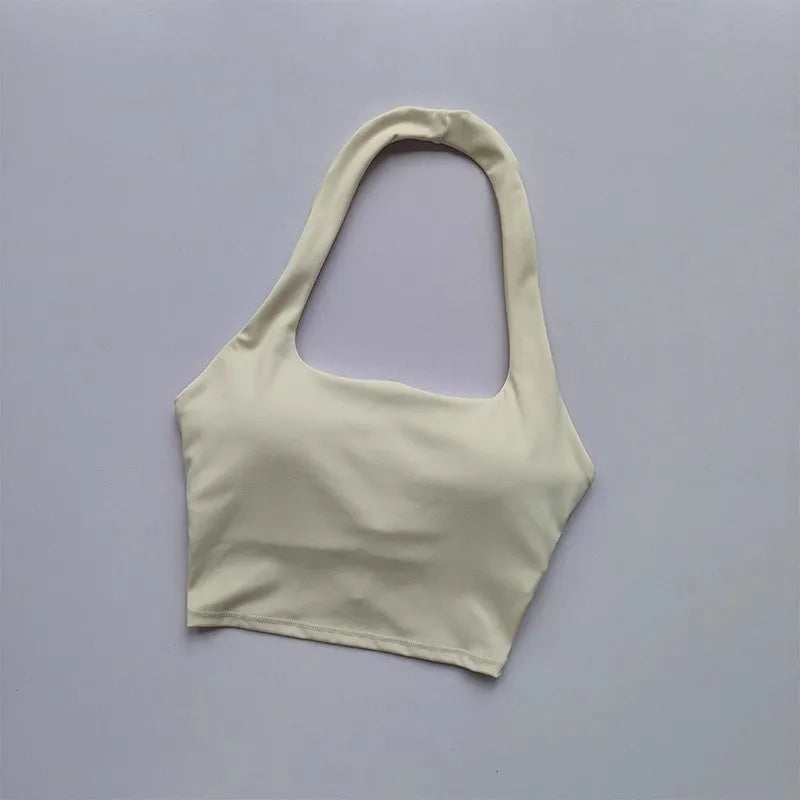 Backless Fitness Bra Workout Tops Gym and Yoga Fitness Sports Bras - Athletic Sport Bra for Women