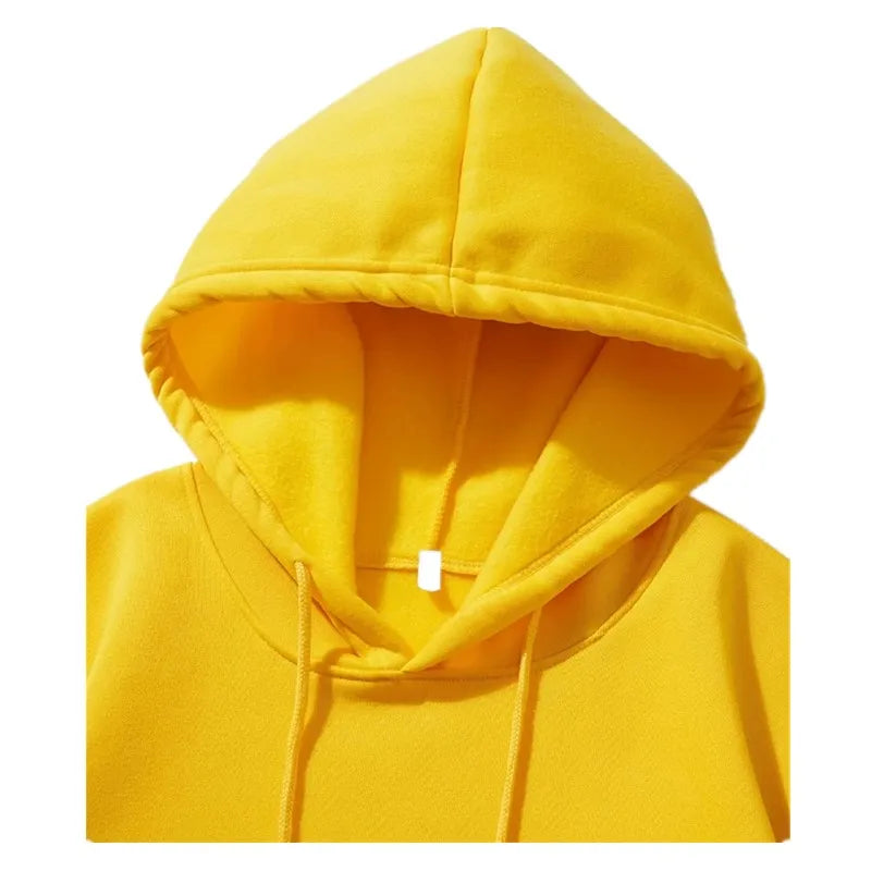 Unisex Fleece Pullover Hoodie – Casual Long Sleeve Hooded Sweatshirt with Pocket (S–4XL) - OJABay