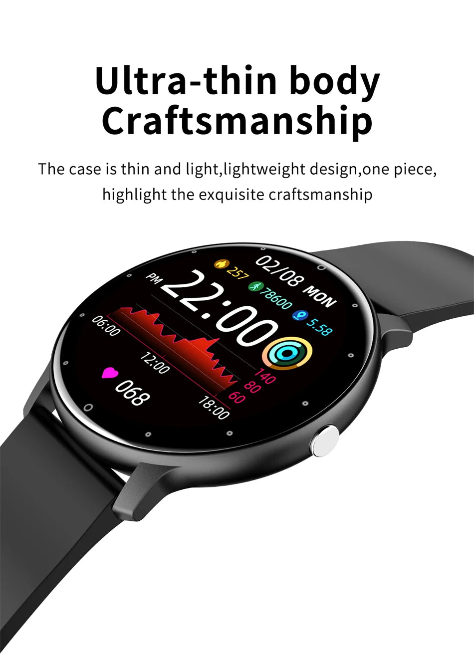 LIGE Smartwatch with Bluetooth Calls & Fitness Tracker – Unisex, Waterproof - OJABay