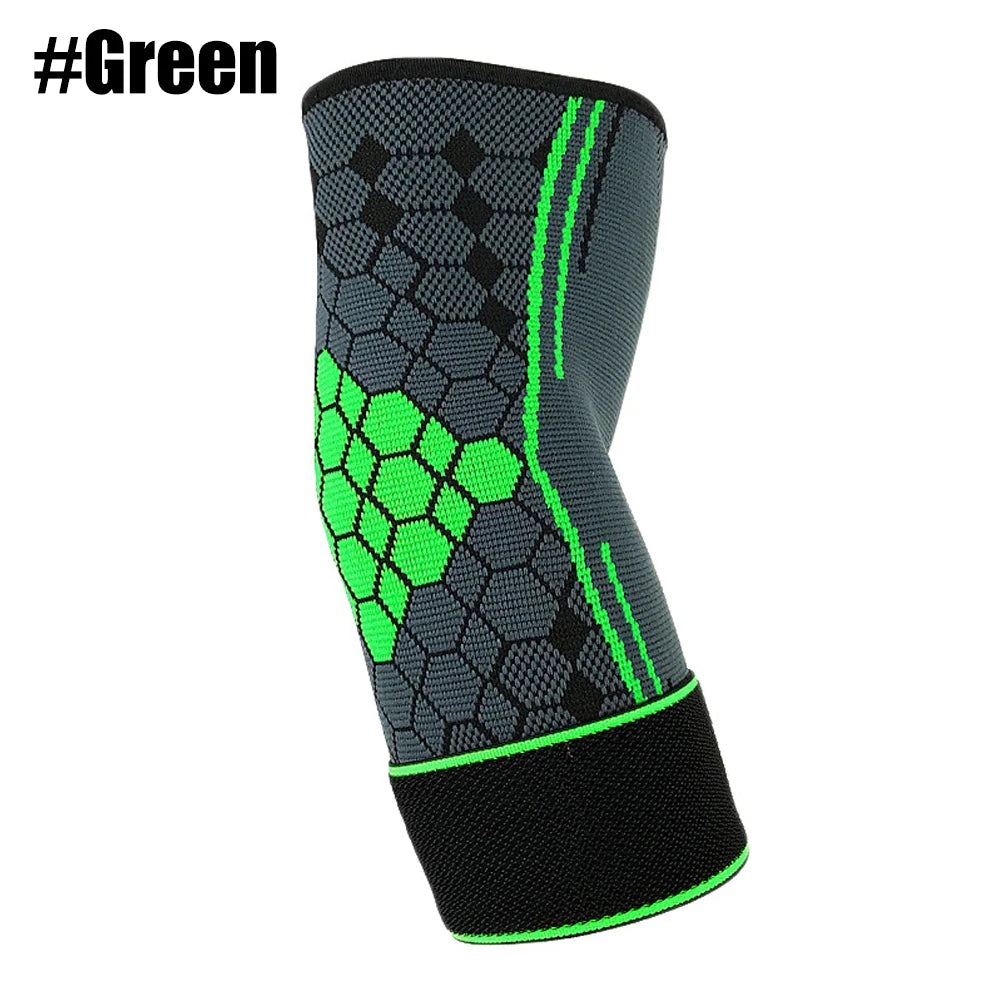 Elbow Brace Compression Sleeve with Adjustable Strap – Tennis Elbow, Golf & Weightlifting (1PC) - OJABay