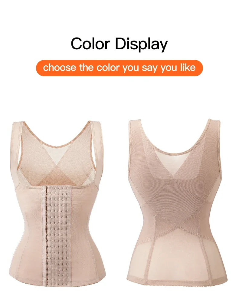 Waist Corset Postpartum Sheath Tummy Top Trainers Shapewear for Women - Slimming Sheath, Woman Flat Belly Waist Trainer