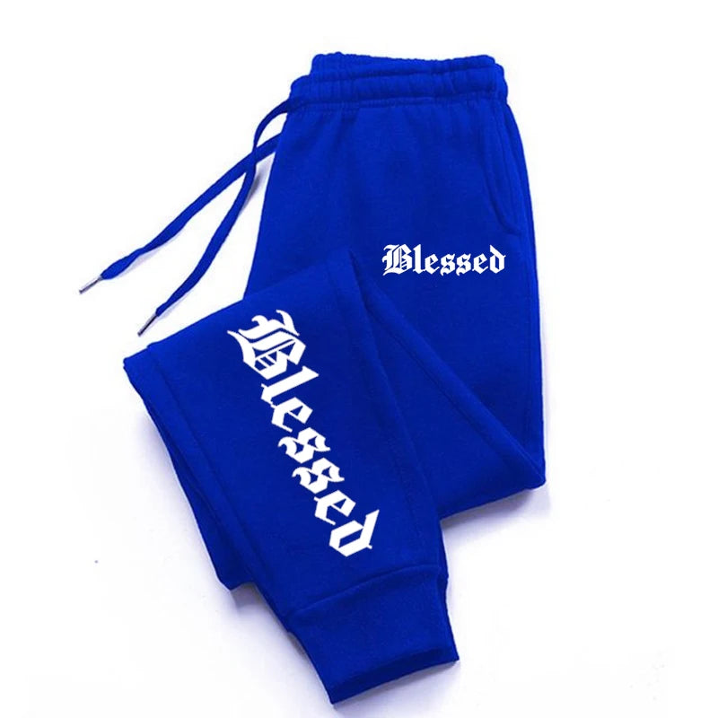 Letter of Blessing Printed Joggers – Unisex Y2K Streetwear Vibes - OJABay