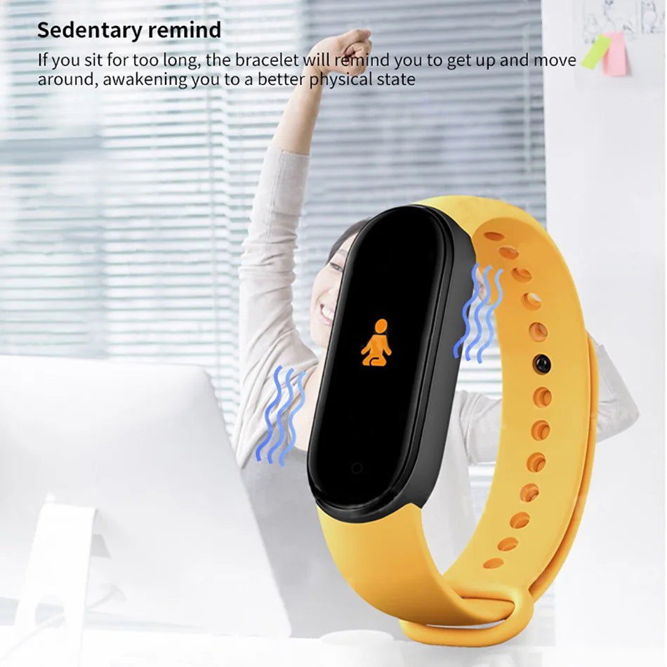M6 Smartwatch β Fitness Tracker with Heart & Sleep Monitor - OJABay