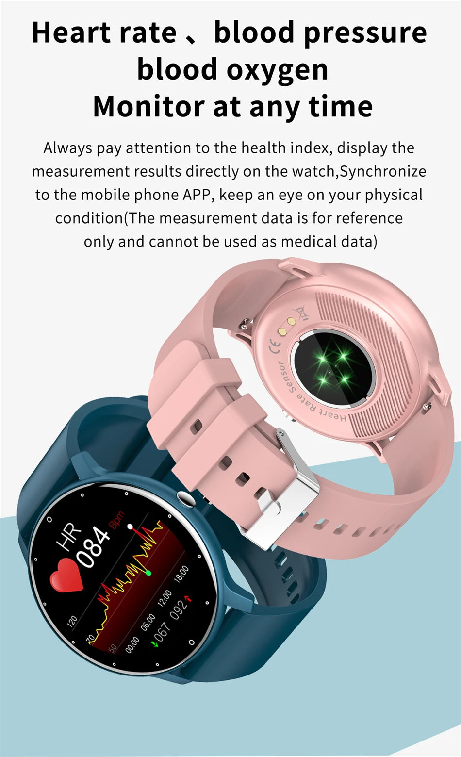 LIGE Smartwatch with Bluetooth Calls & Fitness Tracker – Unisex, Waterproof - OJABay