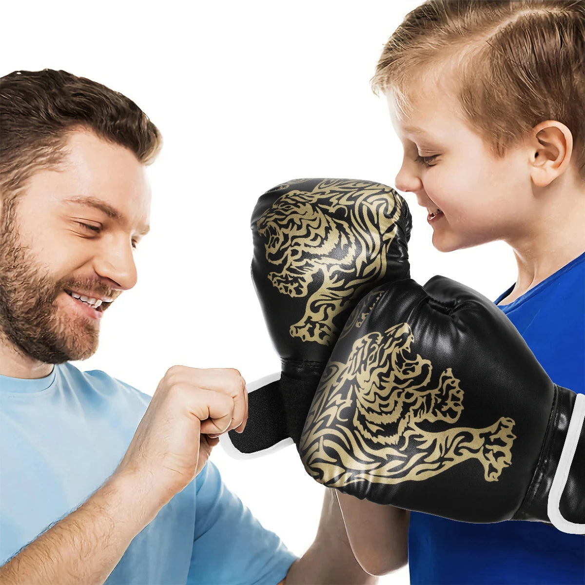 PU Leather Boxing Gloves – Adult & Kids Training Gloves for Kickboxing, Gym & Martial Arts
