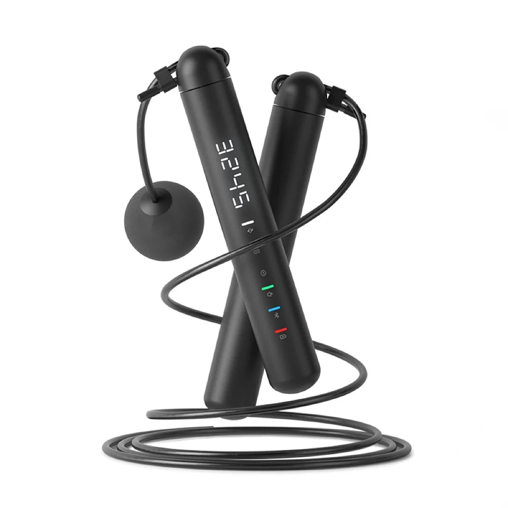 Smart Jump Rope with APP Tracker & LCD Display β Adjustable Skipping Rope for Home Gym, CrossFit, Cardio Workouts for Men & Women - OJABay