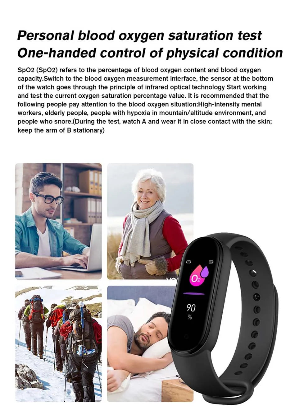 M6 Smartwatch β Fitness Tracker with Heart & Sleep Monitor - OJABay