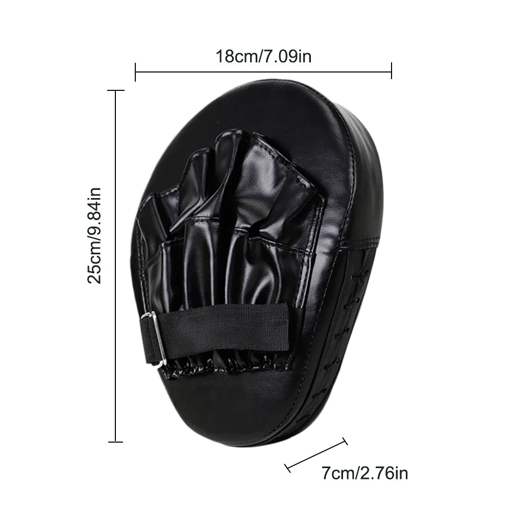 Curved Boxing Punch Mitts PU Leather Training Pads