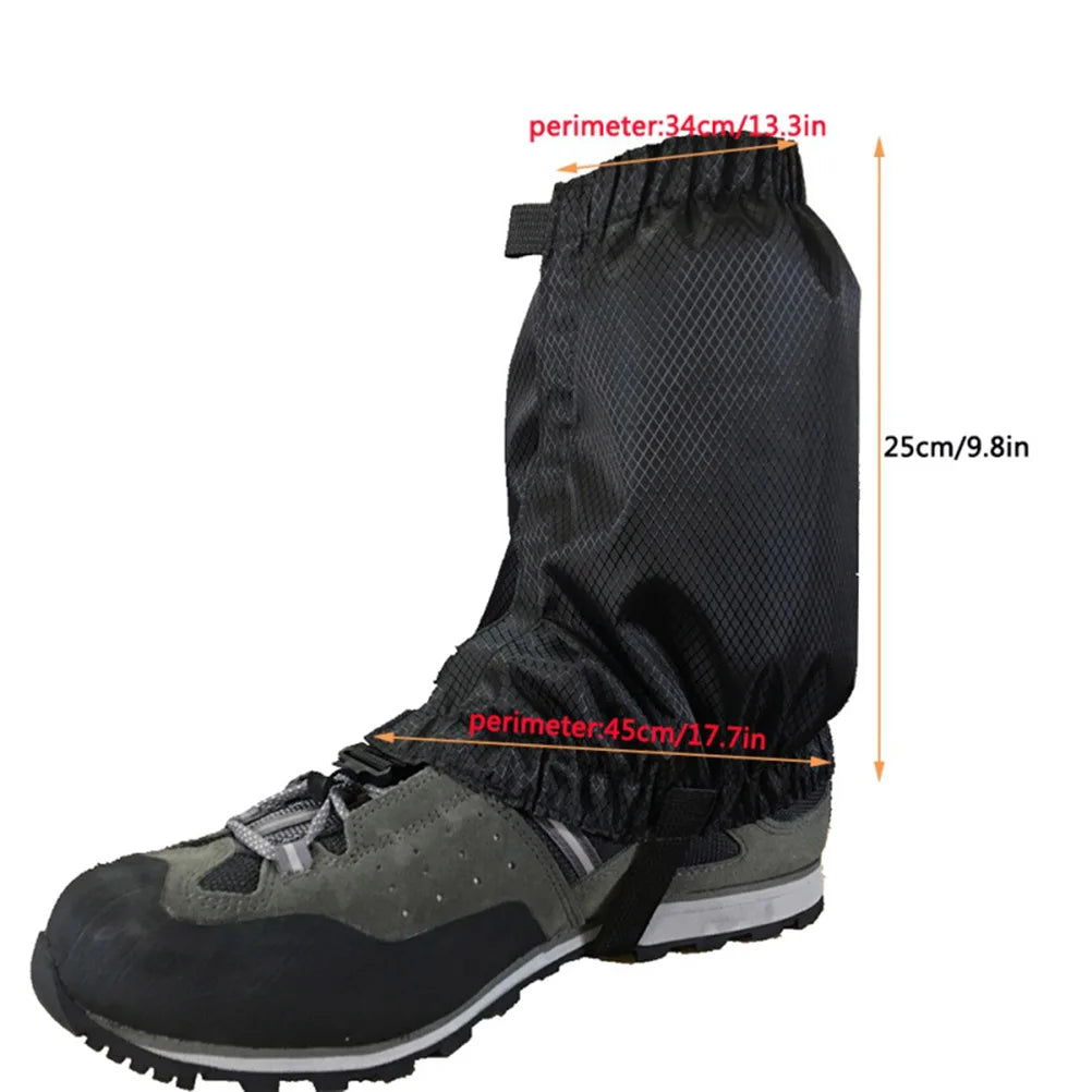 Waterproof Snow Boot Gaiters – Unisex Ankle Leg Covers for Hiking, Climbing, Camping & Skiing - OJABay