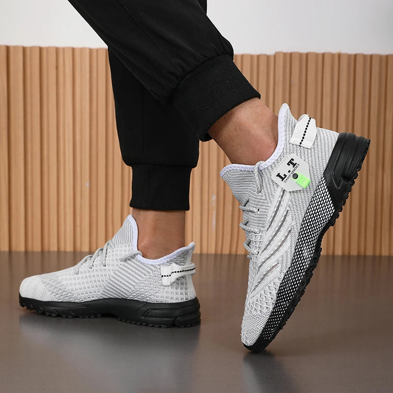 Summer Running Shoes Men Sneakers Casual Shoes Lightweight Big Size 48 Walking Shoes Mesh Breathable Footwear Chaussure Homme