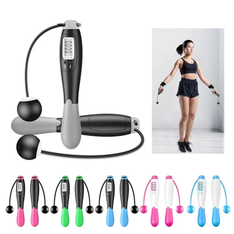 Cordless Digital Jump Rope – Smart Calorie Counter Fitness Skipping Rope - OJABay