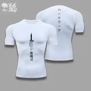 Compression Shirt Sportswear Gymwear for Gym - Jujutsu Kaisen Anime Compressions Fitness wear