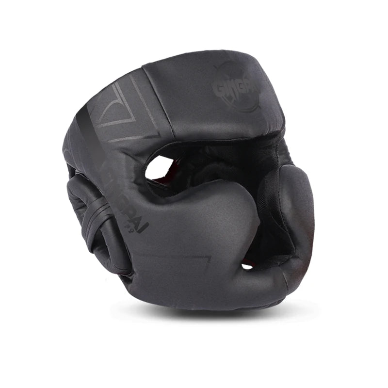 Kickboxing & Boxing Helmet – PU Leather Full-Cover Headgear for Men, Women, and Kids | MMA, Muay Thai, Karate, Sanda Training - OJABay