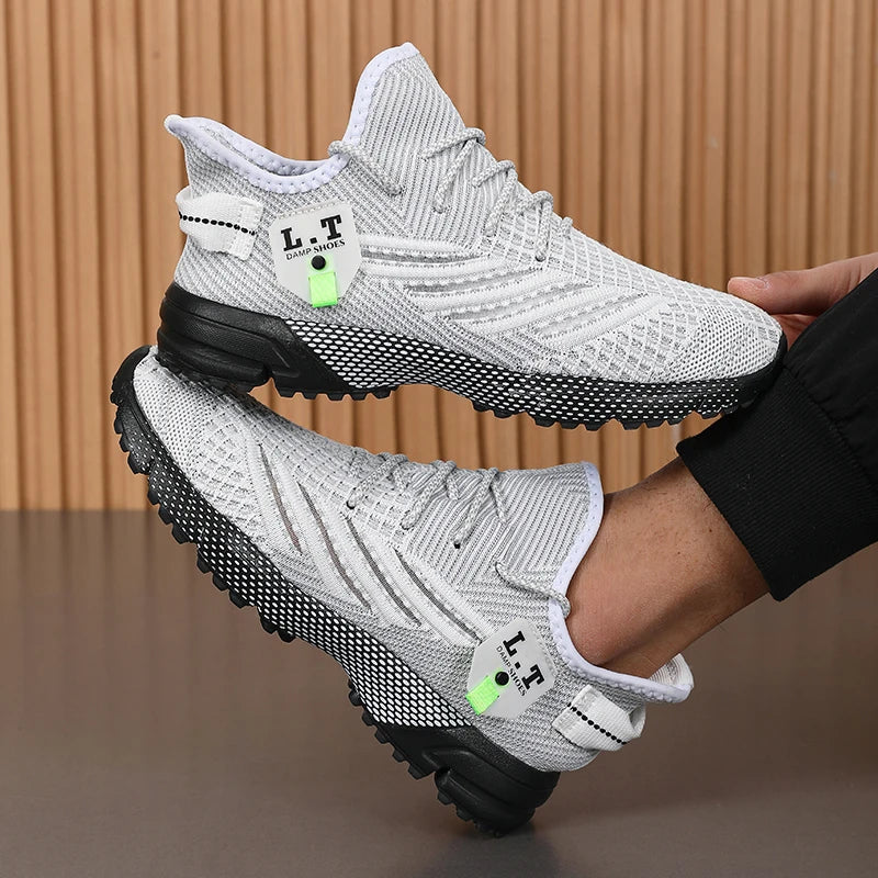 Summer Running Shoes Men Sneakers Casual Shoes Lightweight Big Size 48 Walking Shoes Mesh Breathable Footwear Chaussure Homme