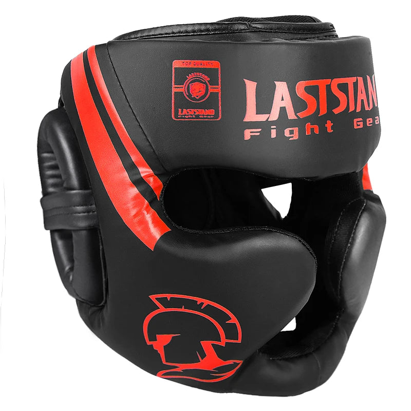 Kickboxing & Boxing Helmet – PU Leather Full-Cover Headgear for Men, Women, and Kids | MMA, Muay Thai, Karate, Sanda Training - OJABay