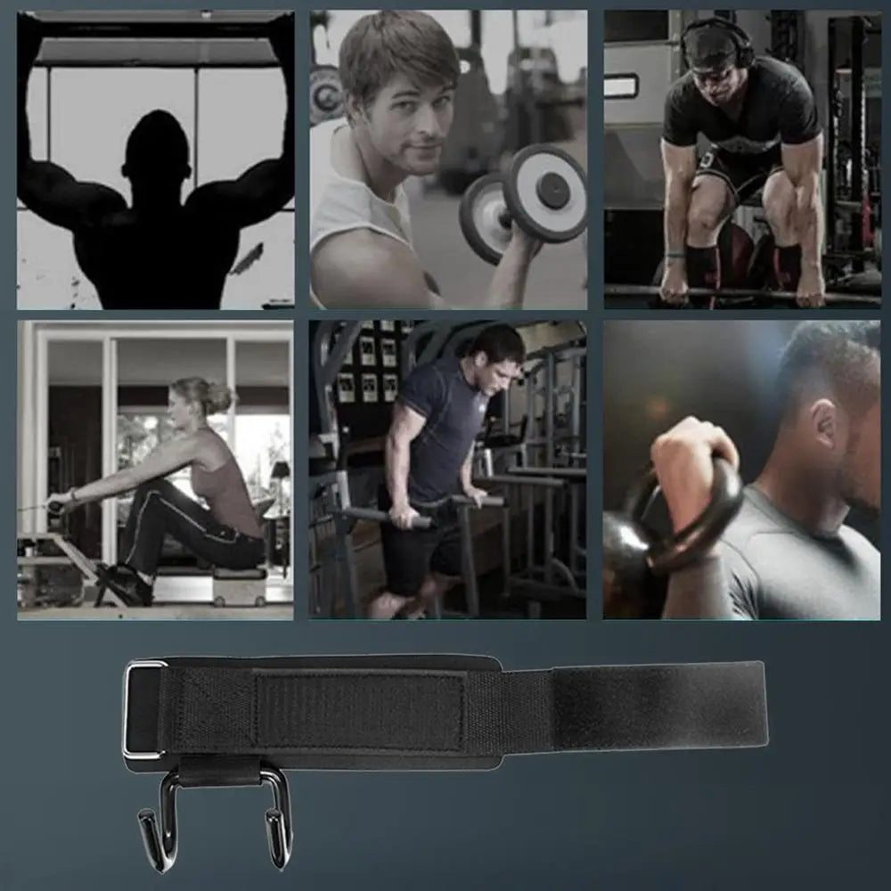Pull-Up Assist Straps with Hooks – Adjustable Wrist Support for Weightlifting & Strength Training - OJABay
