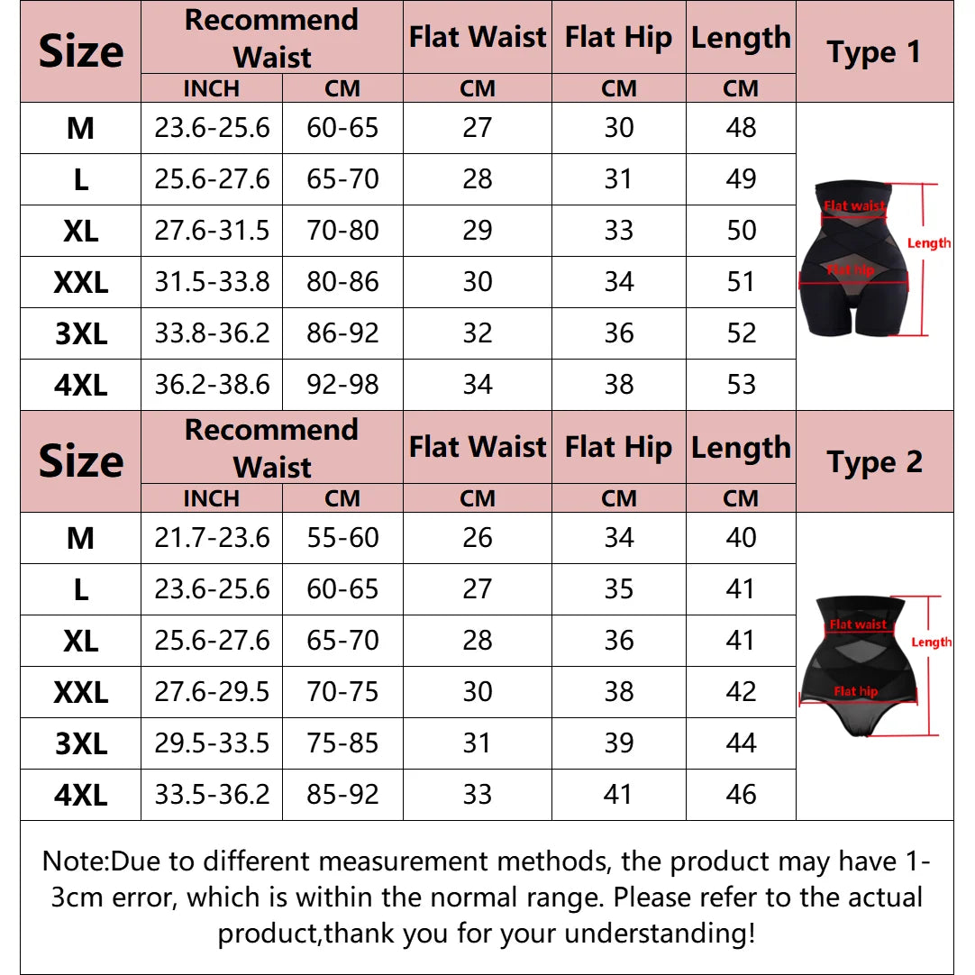 Women’s High Waist Body Shaper – Tummy Control Slimming Panties