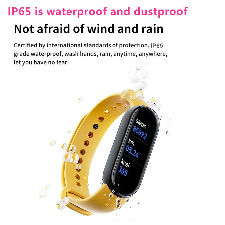 M6 Smartwatch β Fitness Tracker with Heart & Sleep Monitor - OJABay