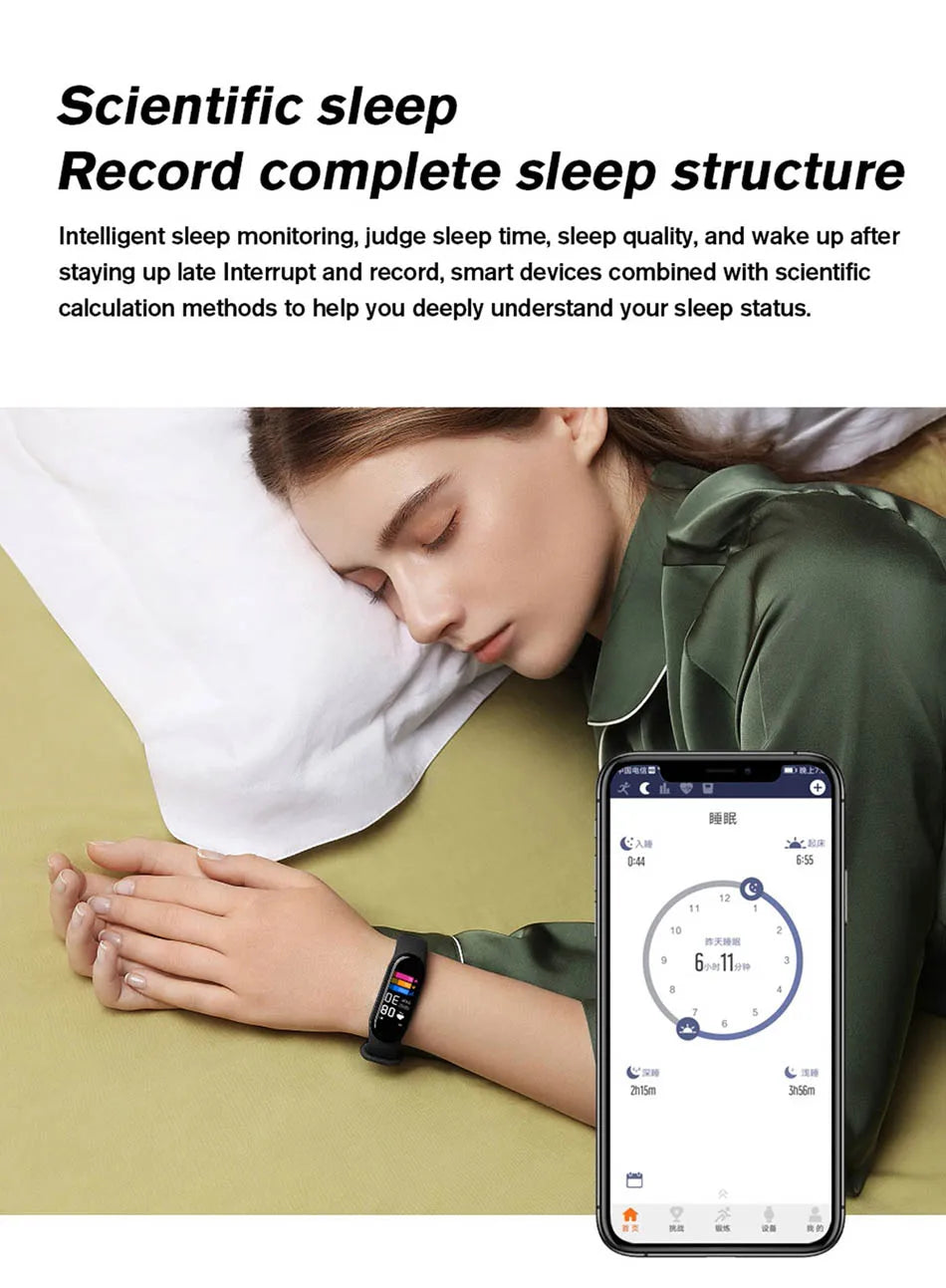 M6 Smartwatch – Fitness Tracker with Heart & Sleep Monitor - OJABay