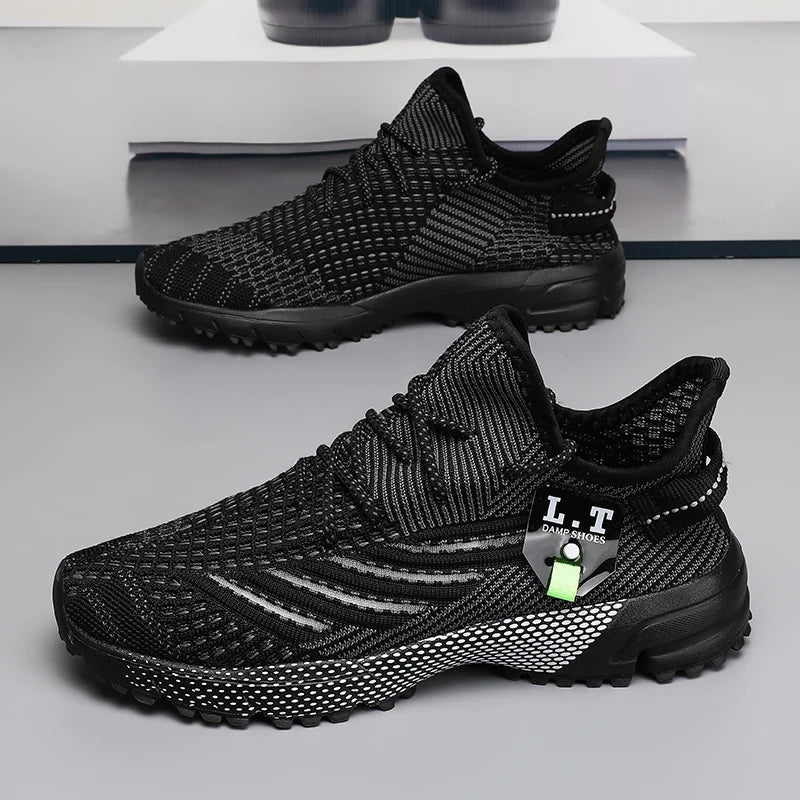 Summer Running Shoes Men Sneakers Casual Shoes Lightweight Big Size 48 Walking Shoes Mesh Breathable Footwear Chaussure Homme