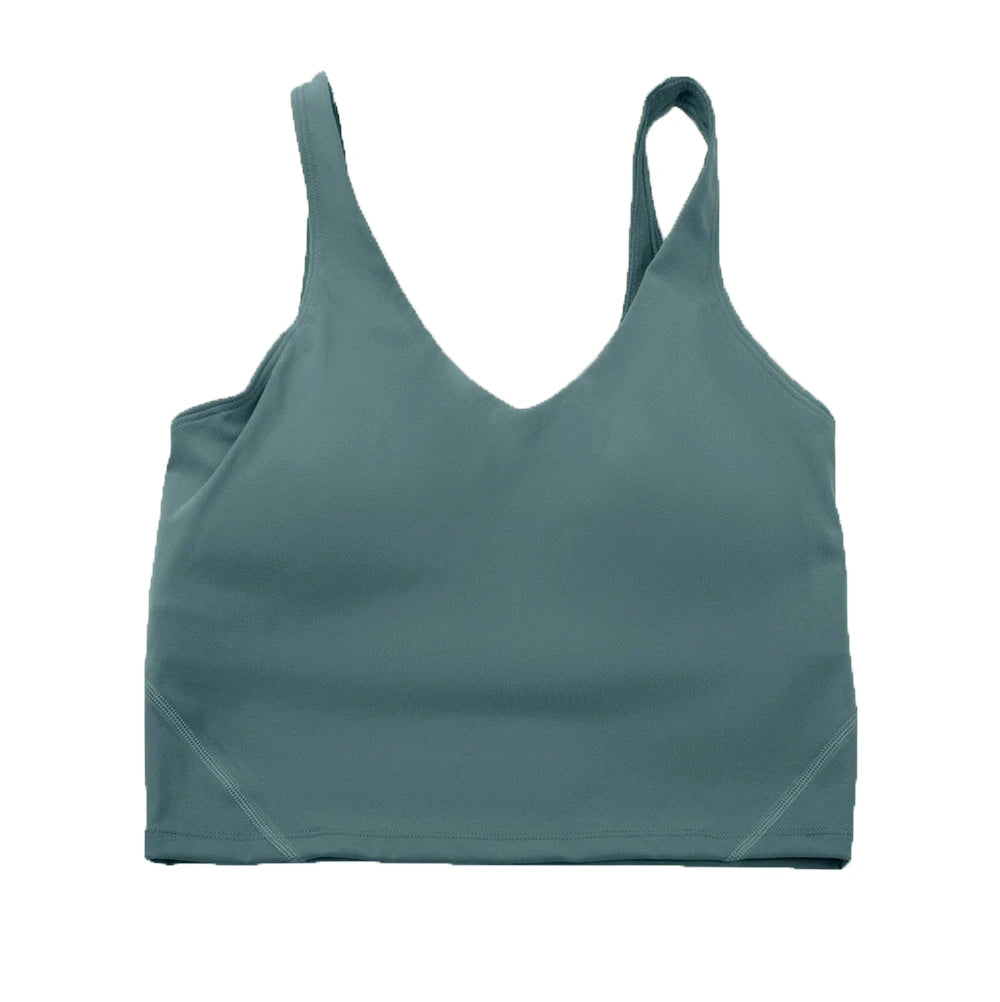 Women's Quick-Dry U-Back Yoga Sports Bra – Breathable & Supportive Fitness Bra for Running, Cycling & Gym - OJABay