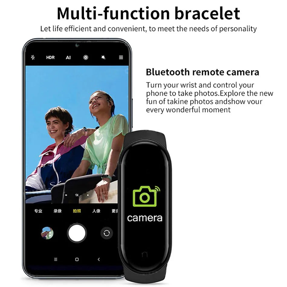 M6 Smartwatch β Fitness Tracker with Heart & Sleep Monitor - OJABay