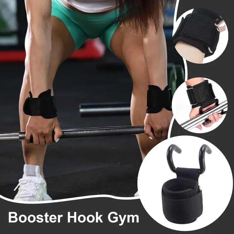 Pull-Up Assist Straps with Hooks – Adjustable Wrist Support for Weightlifting & Strength Training - OJABay
