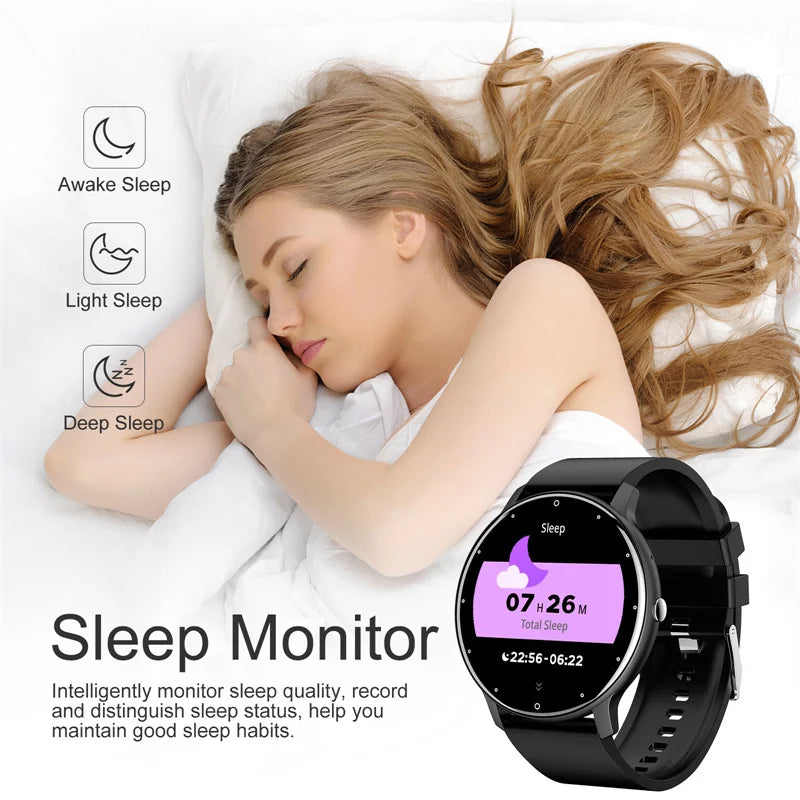 LIGE Smartwatch with Bluetooth Calls & Fitness Tracker – Unisex, Waterproof - OJABay