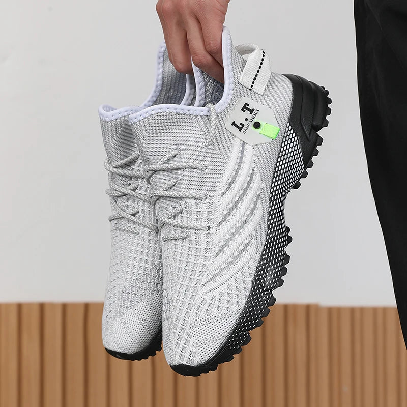 Summer Running Shoes Men Sneakers Casual Shoes Lightweight Big Size 48 Walking Shoes Mesh Breathable Footwear Chaussure Homme