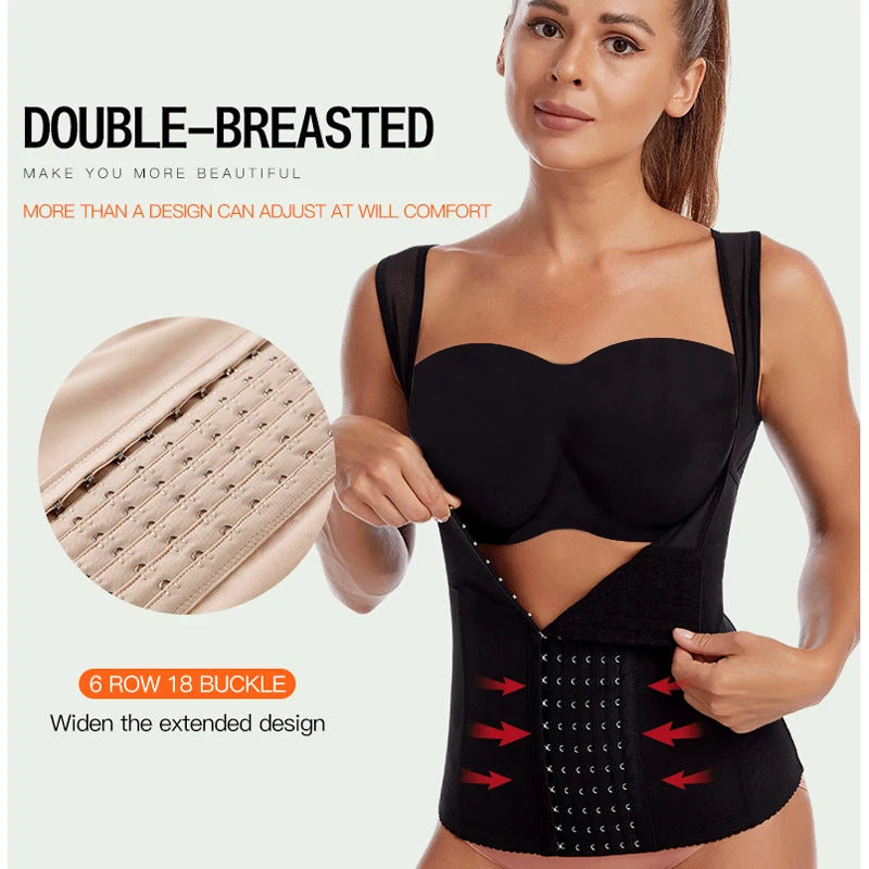 Waist Corset Postpartum Sheath Tummy Top Trainers Shapewear for Women - Slimming Sheath, Woman Flat Belly Waist Trainer