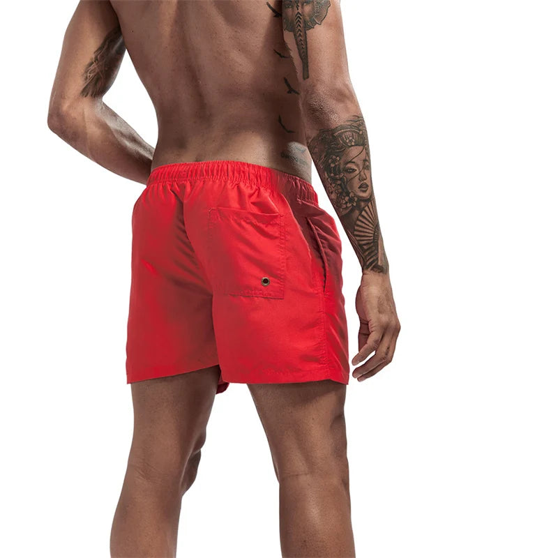 Men’s Quick-Dry Swim Trunks with Mesh Lining & Pockets