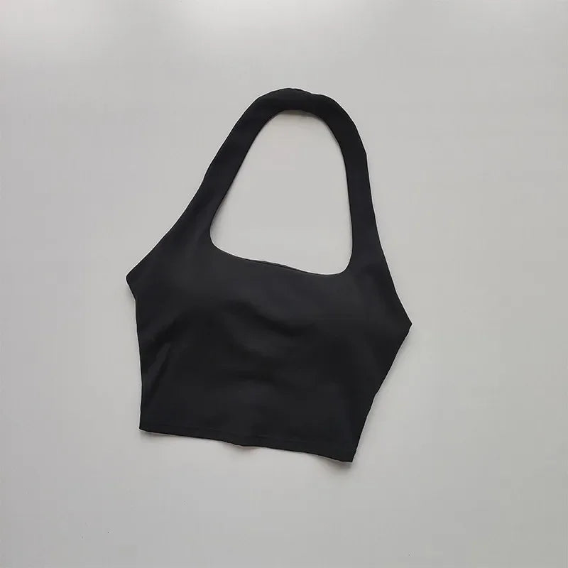 Backless Fitness Bra Workout Tops Gym and Yoga Fitness Sports Bras - Athletic Sport Bra for Women