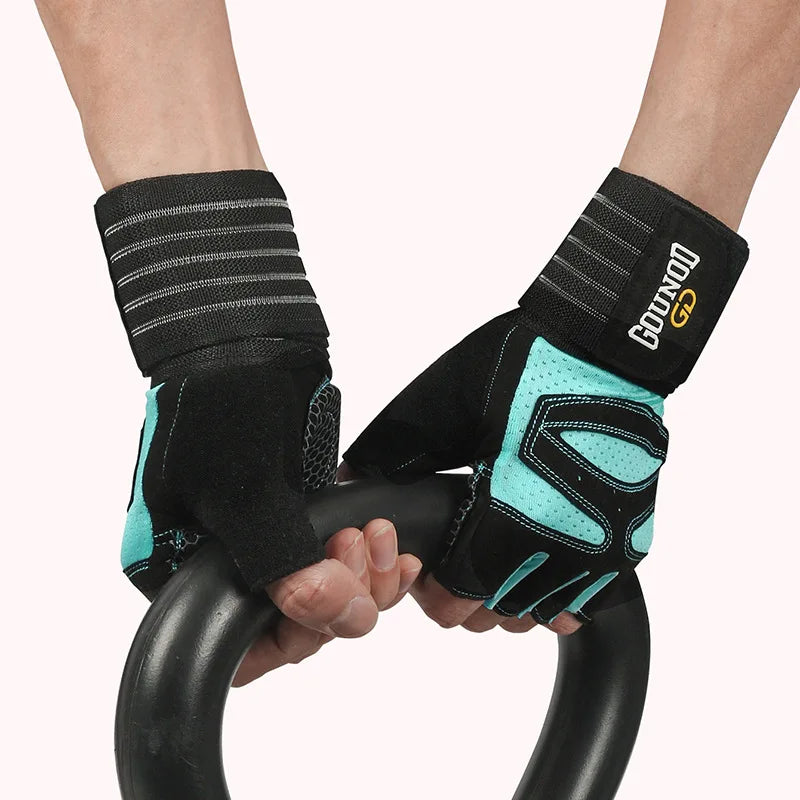 Weightlifting Gloves with Wrist Support - OJABay